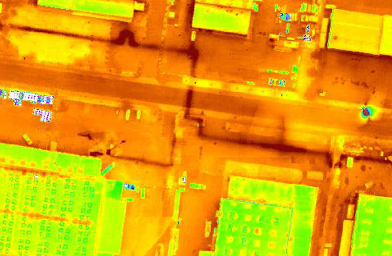 Thermal mapping - ThermalCapture - underground district heating pipeline